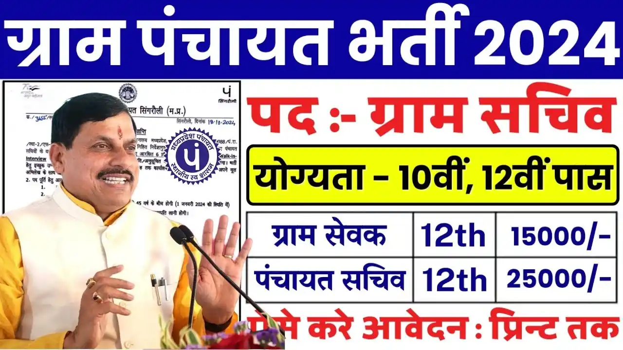 MP Gram Panchayat Sachiv Recruitment 2024