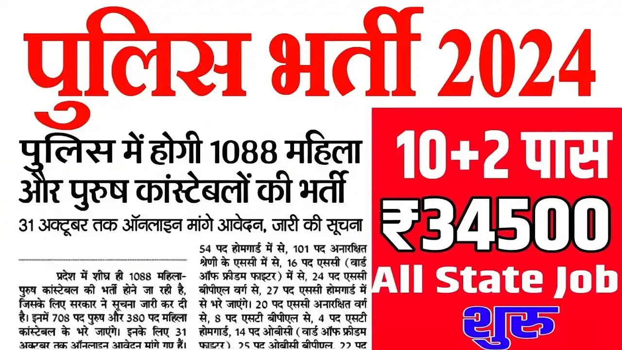 Police Constable Recruitment 2024